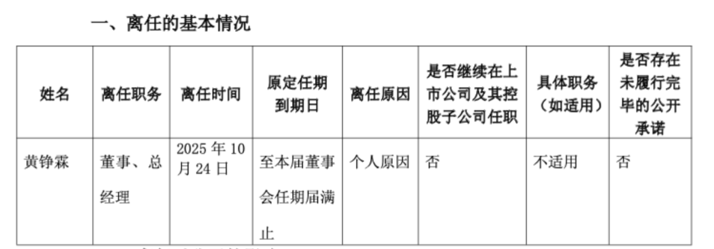 上海机场总经理黄铮霖因个人原因请辞，上任不足9个月