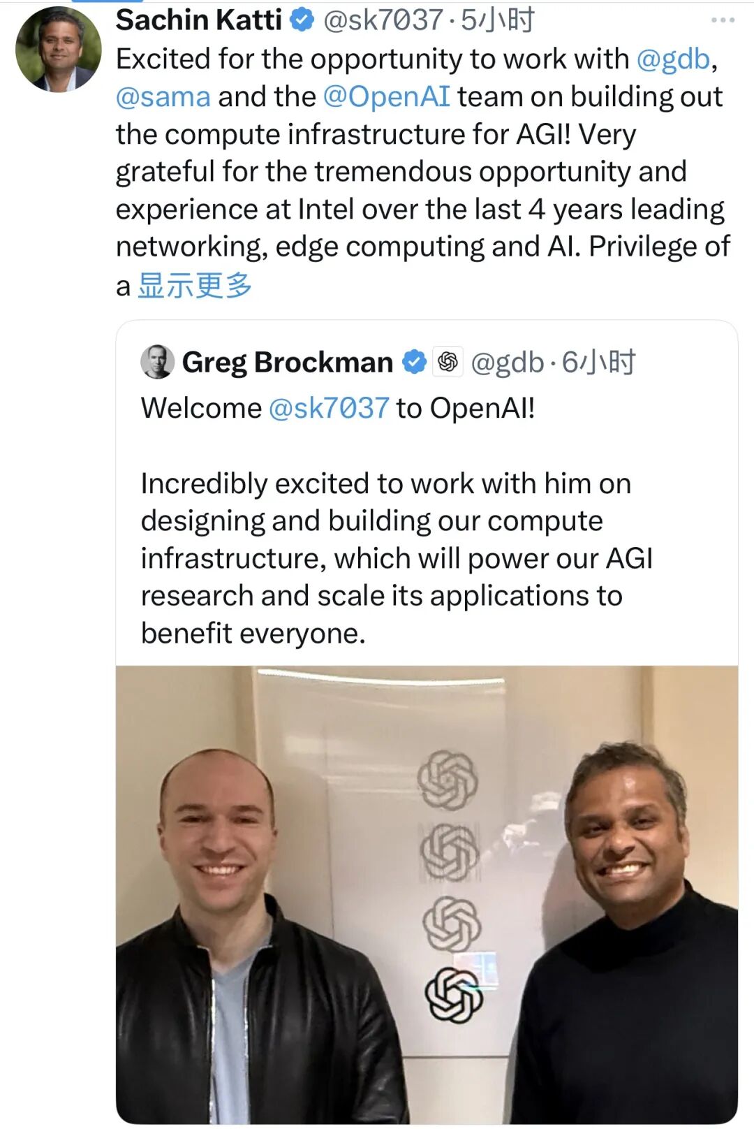 英特尔再失AI人才！CTO转投OpenAI 陈立武紧急挂帅